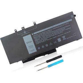 68Wh GJKNX Battery Replacement Dell Latitude 5480 Laptop Battery Latitude 5580 5280 5488 5590 5591 5490 5491 5495 E5480 E5580 E5490 E5590 Precision 15 3520 3530 GD1JP DY9NT 5YHR4 451-BBZG Batteries.