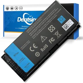 Dentsing FV993 Battery for Dell Precision M4600 M4700 M4800 M6600 M6700 M6800 Laptop Battery 9-Cell 97WH FV993 FJJ4W