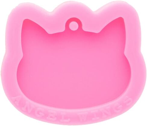 Shiny Glossy Cat Walking Shape Silicone Mold for DIY Keychain Necklace Jewelry Epoxy Mould Crafting DIY Handmade Resin Keychain Molds in Saudi Arabia