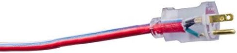 Southwire Heavy Duty Extension Cord, 50Ft, 12 Gauge, 3 Conductor, Outdoor Cord, Lighted End, SJTW, Red/White/Blue, 2548SWUSA1 in Saudi Arabia