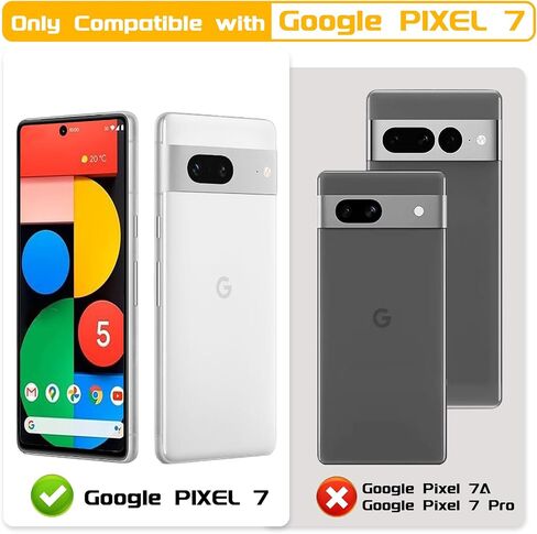 4+4 Pack Screen Protector & Phone Lens Camera Protector for Google Pixel 7, 9H Tempered Glass Cell Phone Protector, Anti-Fingerprint Phone Camera Case, Bubble Free Installation in Kuwait