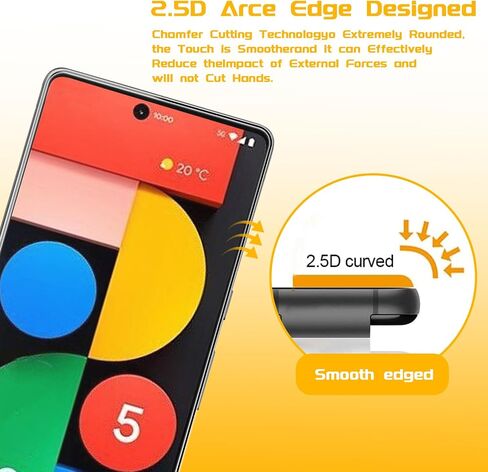 4+4 Pack Screen Protector & Phone Lens Camera Protector for Google Pixel 7, 9H Tempered Glass Cell Phone Protector, Anti-Fingerprint Phone Camera Case, Bubble Free Installation in Kuwait