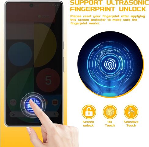 4+4 Pack Screen Protector & Phone Lens Camera Protector for Google Pixel 7, 9H Tempered Glass Cell Phone Protector, Anti-Fingerprint Phone Camera Case, Bubble Free Installation in Kuwait