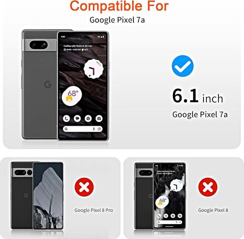3+3 واقي شاشة لهاتف Google Pixel 7A 6.1 بوصة مع 3 قطع من واقي عدسة الكاميرا، زجاج مقسى شفاف عالي الدقة، خالٍ من الفقاعات، سهل التركيب، حساسية عالية، صديق للحافظة in Saudi Arabia