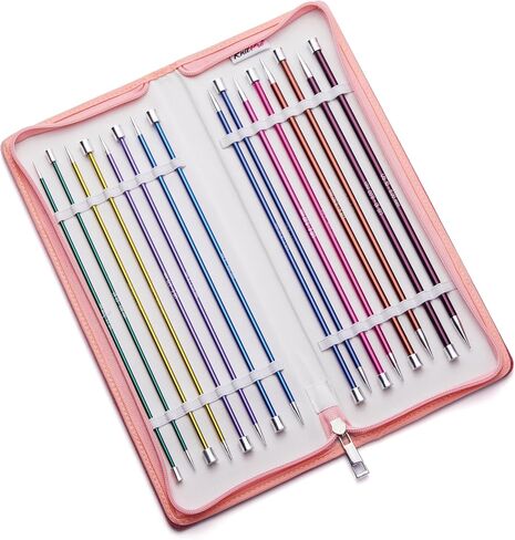 مجموعة إبر الحياكة KnitPro أحادية المدببة - Zing (35 سم) - 2.50-6.00 مم in Kuwait
