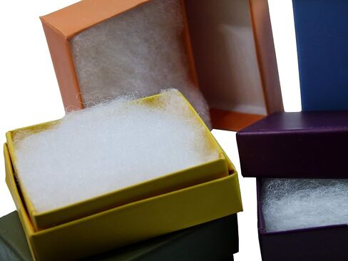 N'icePackaging - 100 Qty Assorted Matte Colors Imported Cotton Filled Earring Jewelry Boxes - for Rings/Earrings/Small Jewelry & Pendants - 2 1/8" x 1 5/8" x 3/4" in Saudi Arabia