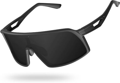 MAXJULI Polarized Cycling Sunglasses for Men Women, Windproof Outdoor Sports Running UV400 Protection Sun Glasses 8214 in Saudi Arabia