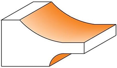 CMT 890.527.11 Raised Panel Bit With Backcutter, 1/2-Inch Shank, 3-1/2-Inch Diameter, Carbide-Tipped in Saudi Arabia