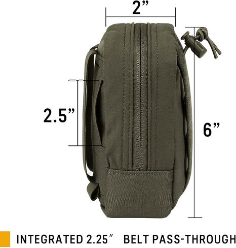 حقيبة PETAC GEAR التكتيكية العمودية GP، حقائب صغيرة لتنظيم الأدوات الطبية/الحزام. in Kuwait