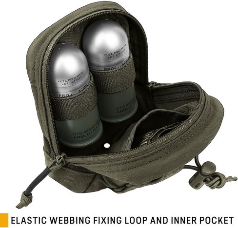 حقيبة PETAC GEAR التكتيكية العمودية GP، حقائب صغيرة لتنظيم الأدوات الطبية/الحزام. in Kuwait