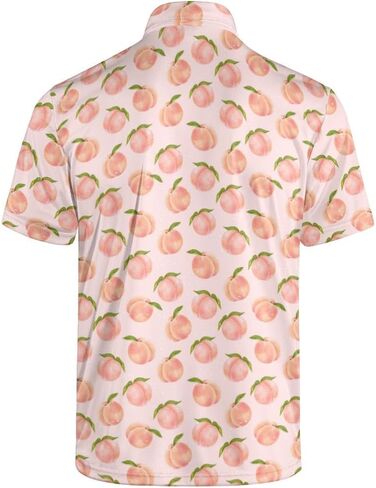 Golf Polos for Men Funny Moisture Wicking Golf Shirts Performance Quick-Dry Polo Shirts Short Sleeve in Saudi Arabia