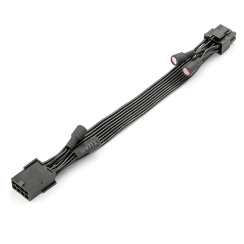 JOYJOM 8PIN PCIE كابل تمديد: -GPU Coil Whine Fix Cable 18AWG 8 Pin to 8PIN 6+2PIN PCIE Noise Filter Gracphics Card Power Cable مع 4 مكثفات ترشيح in Kuwait