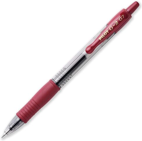 Pilot G-2 Retractable Gel Ink Rollerball Pens - 0.7mm Nib Tip - Wallet Set of 6 - Sunset Tones in Saudi Arabia