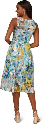 Adrianna Papell Women's Floral Printed Veiled Dress in Saudi Arabia