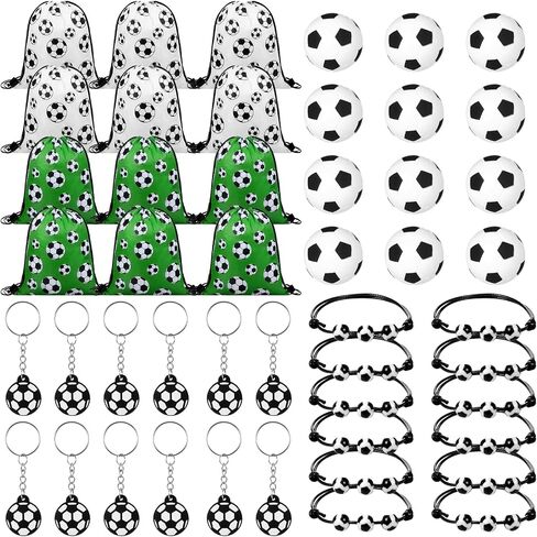 Poen 48 Pcs Baseball Party Favors Include 12 Drawstring Backpack 12 Mini Baseball 12 Keychain 12 Wax Thread Braided Bracelet Inspirational Team Gift in Saudi Arabia