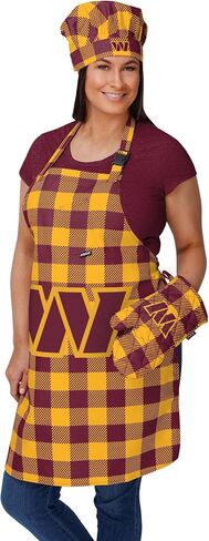 FOCO NFL unisex-adult NFL Team Logo Grilling Cooking Chef Gear - Apron, Mitt, Hat in Saudi Arabia