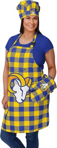 FOCO NFL unisex-adult NFL Team Logo Grilling Cooking Chef Gear - Apron, Mitt, Hat in Saudi Arabia