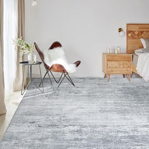 9x12 Area Rug for Living Room Extra Large Modern Style Floor Carpet with Non-Slip Backing for Office,Bedroom & Dining Room, Ombre Tonal Home Decor, Non-Shedding Soft Rug Machine Washable in Saudi Arabia