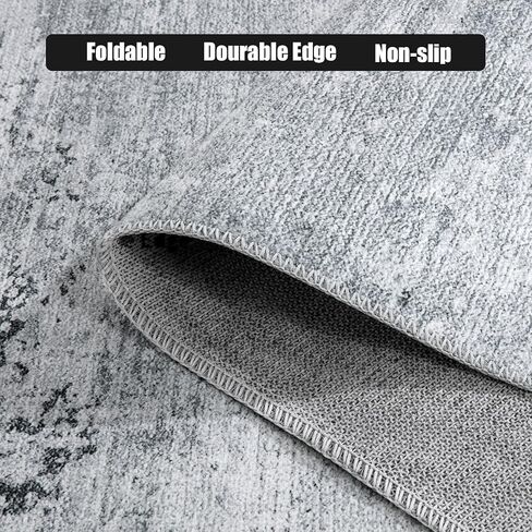 9x12 Area Rug for Living Room Extra Large Modern Style Floor Carpet with Non-Slip Backing for Office,Bedroom & Dining Room, Ombre Tonal Home Decor, Non-Shedding Soft Rug Machine Washable in Saudi Arabia