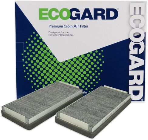 ECOGARD XC18153C Premium Cabin Air Filter with Activated Carbon Fits Mercedes-Benz E320 1996-2002, S430 2000-2006, S500 2000-2006, E430 1998-2002, CL500 2000-2006 in Saudi Arabia