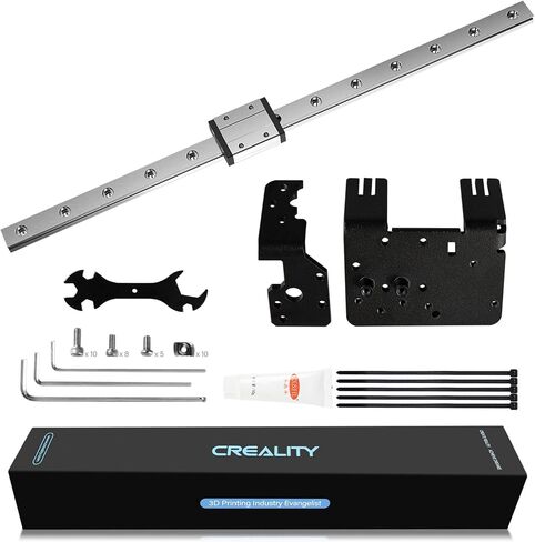 Creality Ender 3 X Axis Linear Rail Guide Kit MGN12 Bearing Stainless Steel Guideway Slider with Back Plate for Stock Hotend/Sprite Exturder Pro of Ender 3 V2 / Pro 3D Printer(320mm C-Type) in Saudi Arabia