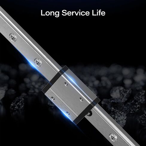 Creality Ender 3 X Axis Linear Rail Guide Kit MGN12 Bearing Stainless Steel Guideway Slider with Back Plate for Stock Hotend/Sprite Exturder Pro of Ender 3 V2 / Pro 3D Printer(320mm C-Type) in Saudi Arabia