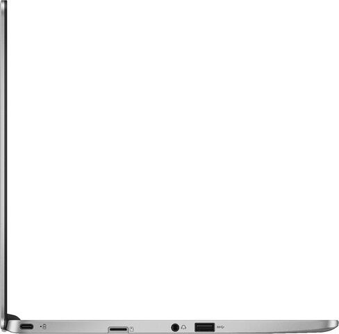 ASUS C423NA Chromebook 14 14" FHD Laptop Computer, Intel Celeron N3350 Processor, 8GB LPDDR4 RAM, 64GB eMMC, 802.11AC WiFi, Bluetooth, Type-C, Silver, Chrome OS (Renewed) in Saudi Arabia