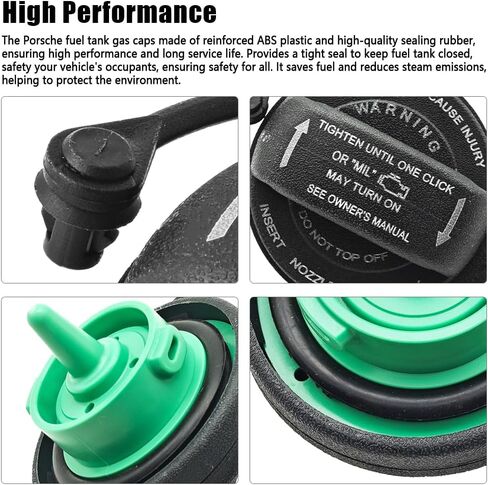 Gas Cap Fit for Porsche Cayenne 2011-2018 Base Sport & GTS & Turbo S & Platinum Edition Fuel Tank Filler Cap Replace 95820124131 in Kuwait