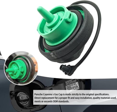 Gas Cap Fit for Porsche Cayenne 2011-2018 Base Sport & GTS & Turbo S & Platinum Edition Fuel Tank Filler Cap Replace 95820124131 in Kuwait