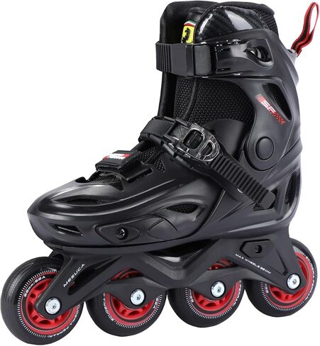 Ferrari Adjustable Inline Skates, Fun Roller Blades for Kids, Beginner Roller Skates for Girls, Men and Ladies in Saudi Arabia