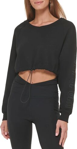 سترة رياضية نسائية من DKNY بنصف سحاب من الصوف in Kuwait