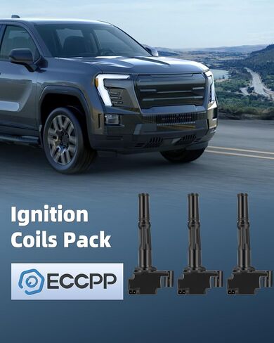 ECCPP UF156 3 ignition coils with 6 iridium Spark Plugs for Toyota T100 for Tacoma 4Runner 2003-2004 V6 3.4L C1041 4503 UF156 in Saudi Arabia