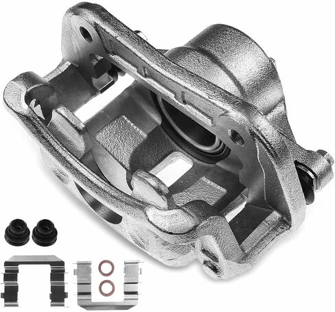 A-Premium Disc Brake Caliper Assembly with Bracket Compatible with Select Kia Models - Rondo 2007 2008 2009 2010 2011 2012 - Front Left Driver Side in Saudi Arabia