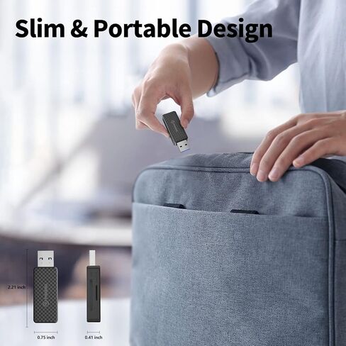 قارئ بطاقات SD من PHIXERO لبطاقة ذاكرة الكاميرا، قارئ بطاقات Micro SD/SD 2 في 1 USB C مع قارئ بطاقات ذاكرة فائق السرعة 5 جيجابت في الثانية متوافق مع الكمبيوتر بمنفذ USB-A والمزيد من أجهزة USB A in Kuwait