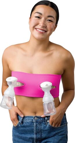 Pump Strap Hands-Free Pumping Bra, Breast Pump Bra for Breastfeeding Pumps for Women, Hands Free Pumping Bustier in Saudi Arabia