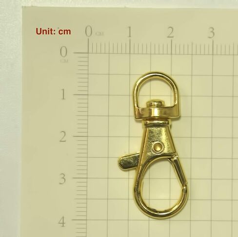 ALL in ONE Lobster Claw Swivel Clasps Lobster Snap Clasp Hook for Key Ring DIY Craft Jewelry Making 1-1/2"x5/8" (Antique Bronze-20pcs) in Kuwait