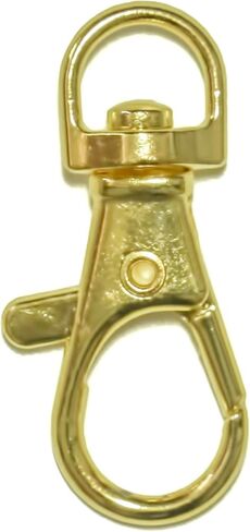 ALL in ONE Lobster Claw Swivel Clasps Lobster Snap Clasp Hook for Key Ring DIY Craft Jewelry Making 1-1/2"x5/8" (Antique Bronze-20pcs) in Kuwait