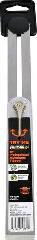 Johnson Level & Tool 1913-1000 Professional Aluminum T-Bevel, 10", Silver, 1 T-Bevel in Kuwait