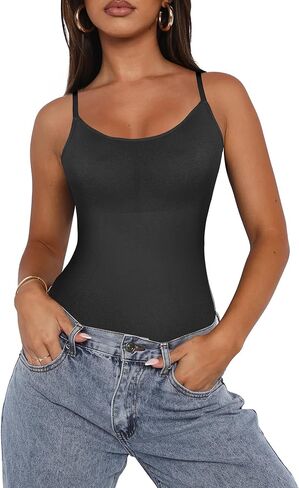FeelinGirl Camisole for Women Tummy Control Cami Shaper Seamless Compression Tank Top Shapewear for Women in Kuwait