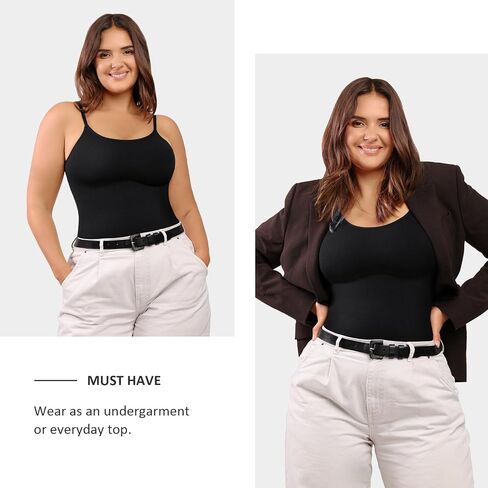 FeelinGirl Camisole for Women Tummy Control Cami Shaper Seamless Compression Tank Top Shapewear for Women in Kuwait