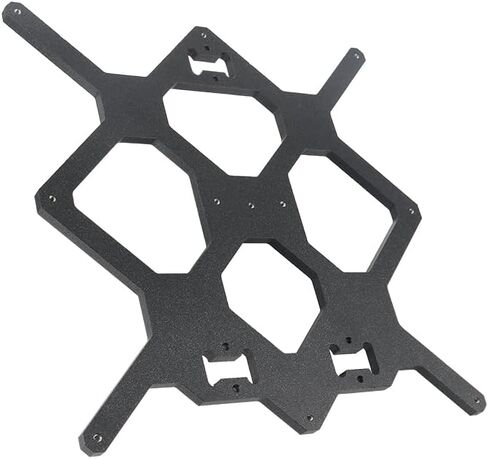 FYSETC 3D Printer Prusa i3 MK3S+ Upgrade Y Carriage Anodized Aluminum Plate Support Bracket Heated Bed Accessories for Prus-a i3 MK3 MK52/ Vorn Switchwire Hotbed 220x220x6mm -Black in Saudi Arabia