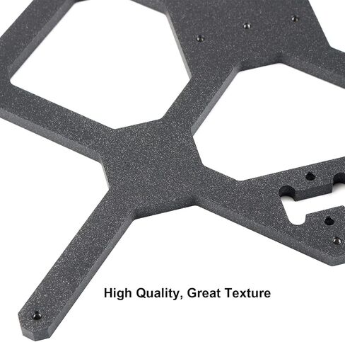 FYSETC 3D Printer Prusa i3 MK3S+ Upgrade Y Carriage Anodized Aluminum Plate Support Bracket Heated Bed Accessories for Prus-a i3 MK3 MK52/ Vorn Switchwire Hotbed 220x220x6mm -Black in Saudi Arabia