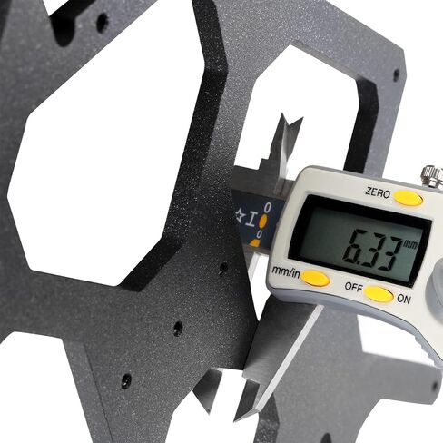 FYSETC 3D Printer Prusa i3 MK3S+ Upgrade Y Carriage Anodized Aluminum Plate Support Bracket Heated Bed Accessories for Prus-a i3 MK3 MK52/ Vorn Switchwire Hotbed 220x220x6mm -Black in Saudi Arabia
