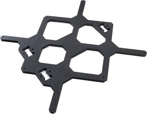 FYSETC 3D Printer Prusa i3 MK3S+ Upgrade Y Carriage Anodized Aluminum Plate Support Bracket Heated Bed Accessories for Prus-a i3 MK3 MK52/ Vorn Switchwire Hotbed 220x220x6mm -Black in Saudi Arabia
