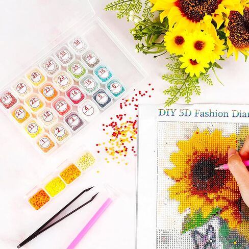 Color Number Stickers, 546 Labels for Diamond Painting Accessory Storage Box, Self Adhesive Diamond Painting Tools Kits for Adults and Kids (5 Sheets) in Saudi Arabia