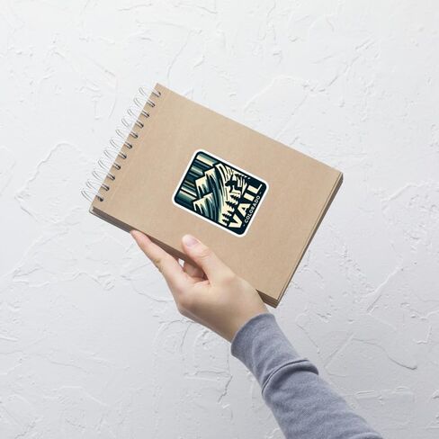 Vail Colorado Sticker Adventure Souvenir Decal Vinyl Small Waterproof for Water Bottle Mug Passport Scrapbook Notebook Laptop Tumbler Skateboard Computer Phone 4" in Saudi Arabia