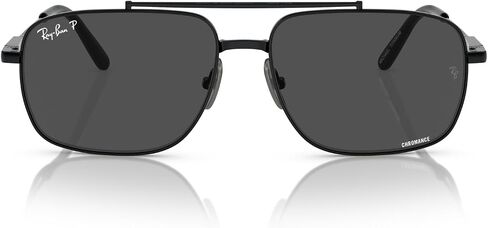 Ray-Ban Women's Rb8096 Michael Titanium Rectangular Sunglasses in Saudi Arabia
