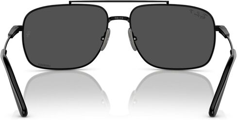 Ray-Ban Women's Rb8096 Michael Titanium Rectangular Sunglasses in Saudi Arabia