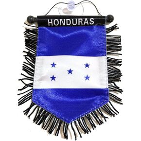 Honduras Flags for Cars Sticker Decals Accessories Hanging Window Stickers for Cars Homes Honduran Flag Design Style Value Pack