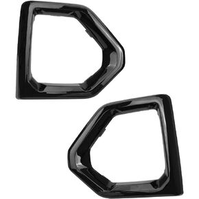 Front Fog Light Bezel Cover Trim Fit for GMC Sierra 1500 Denali AT4 SLT 2019 2020 2021 Some Models, Replace 84176753 84176752, 1 Pair (Left+Right)